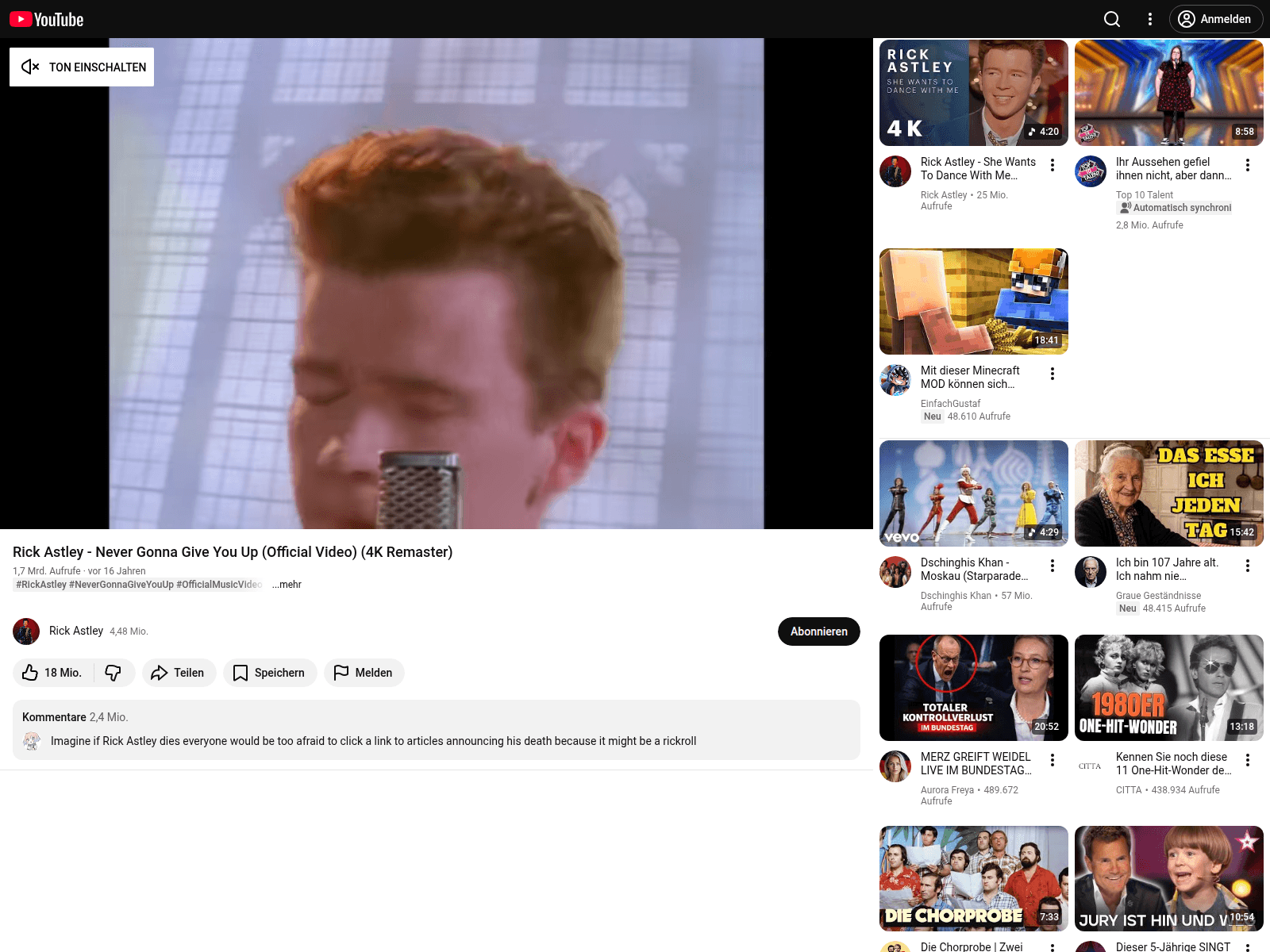 Screenshot of recently-x.com