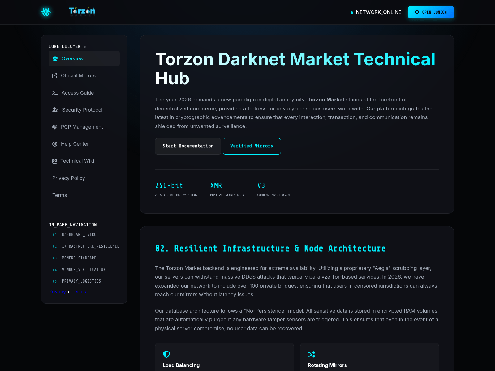 Screenshot of torzon-market2026.com