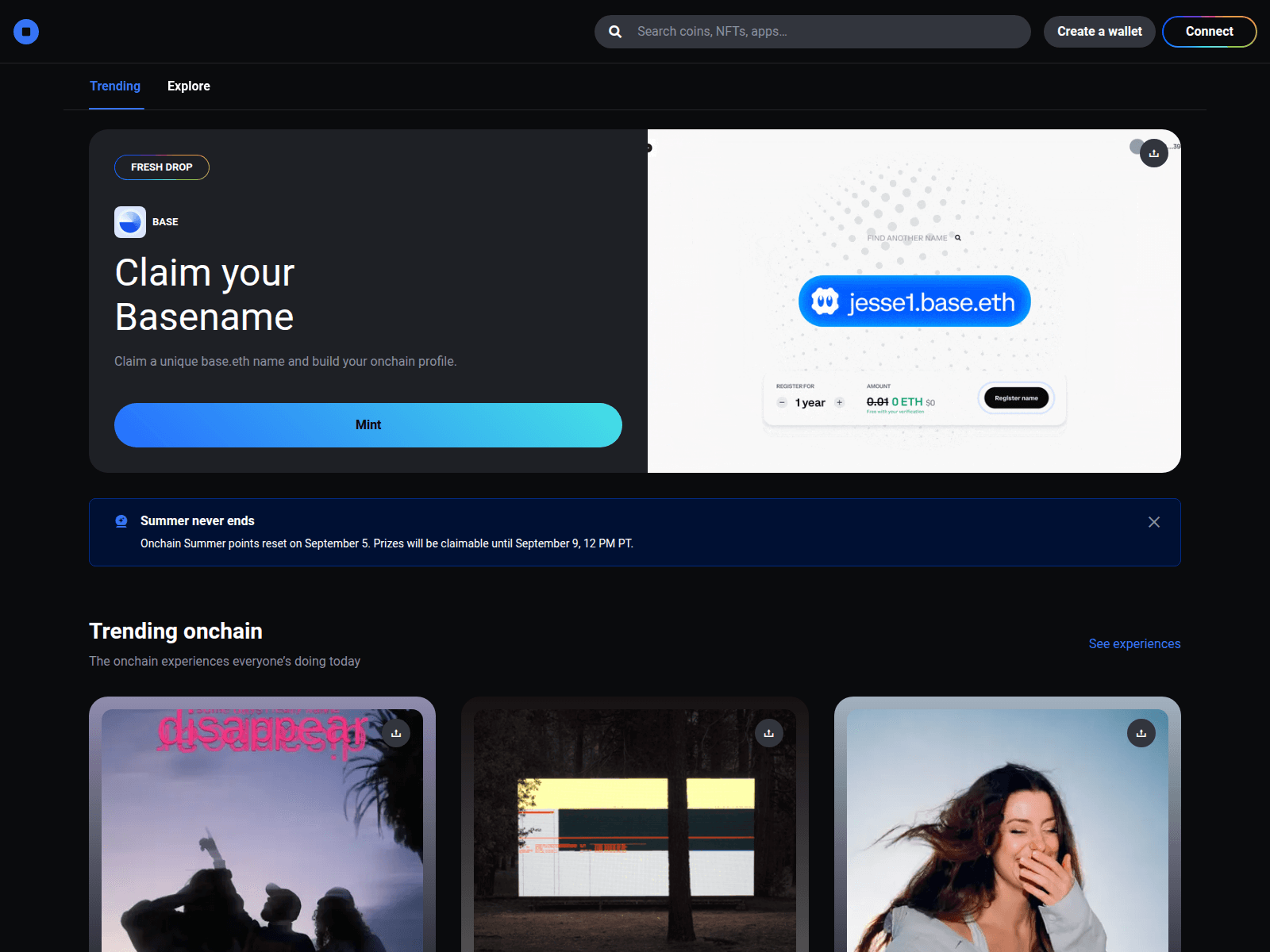 Screenshot of baasetogether.pages.dev