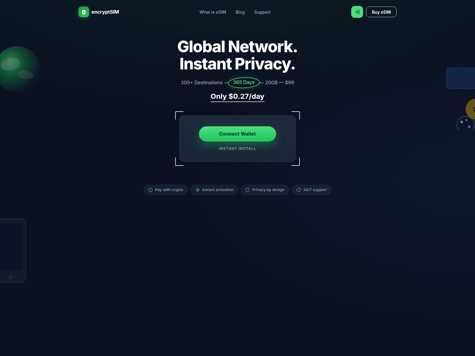 Screenshot of encrypt-sim.com