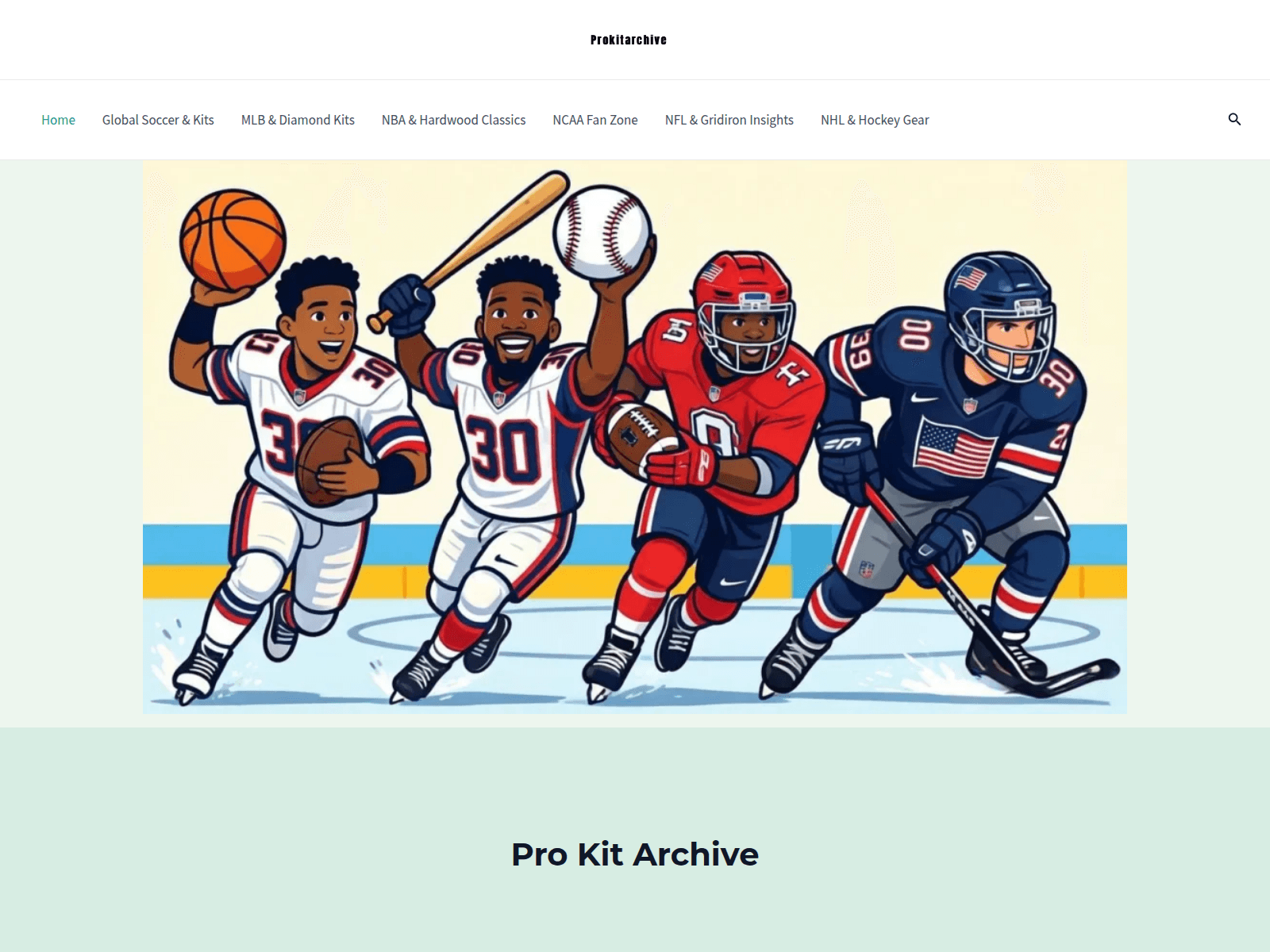 Screenshot of prokitarchive.com