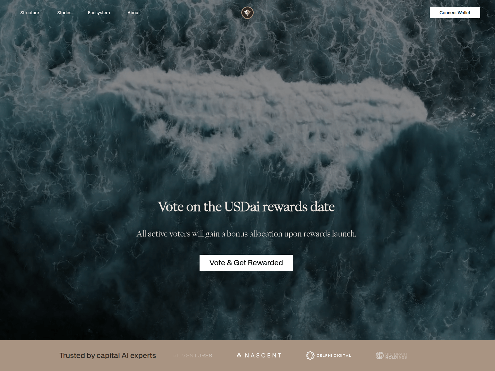 Screenshot of x-usdai.xyz