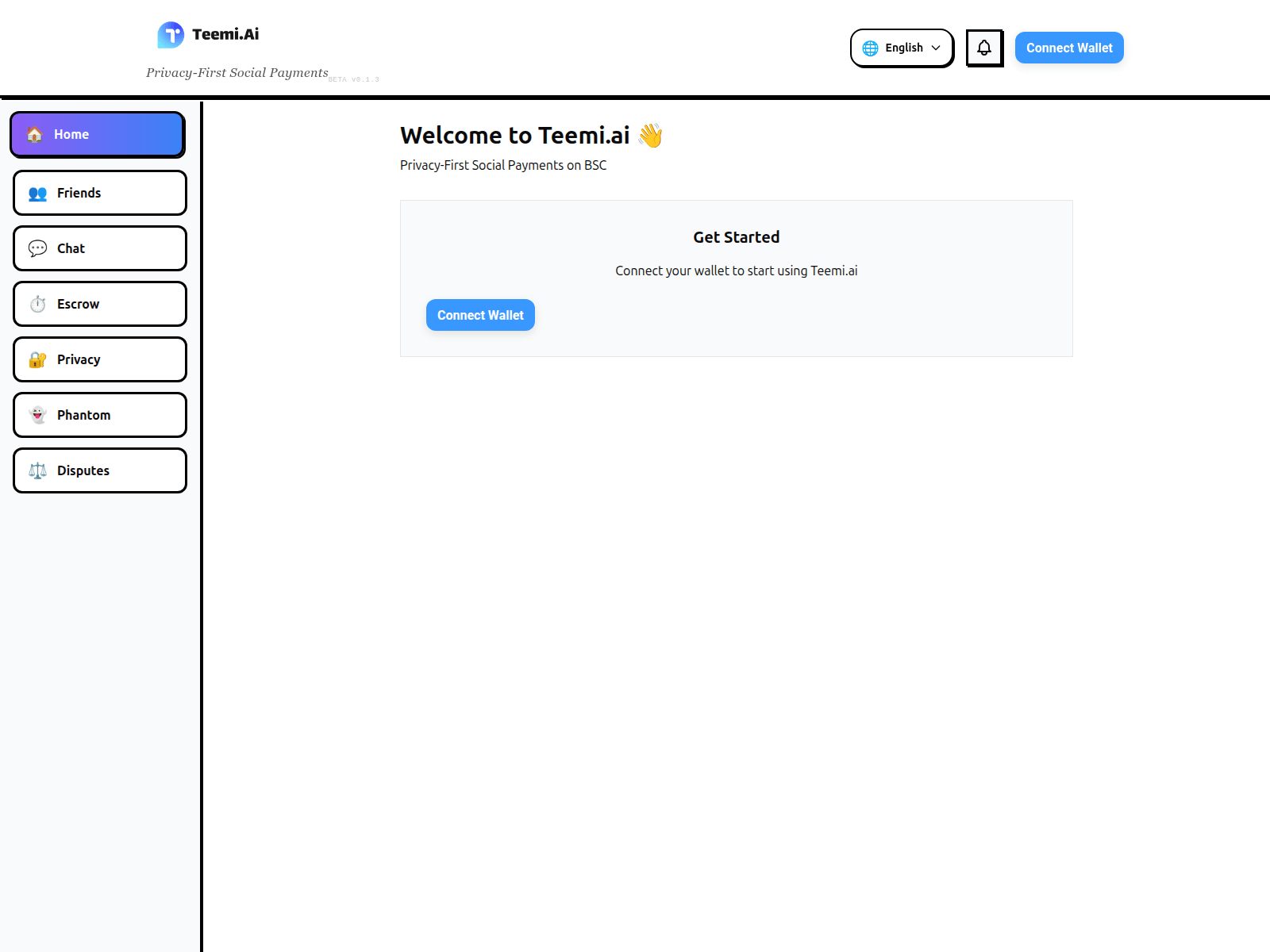 Screenshot of app.teemi.ai