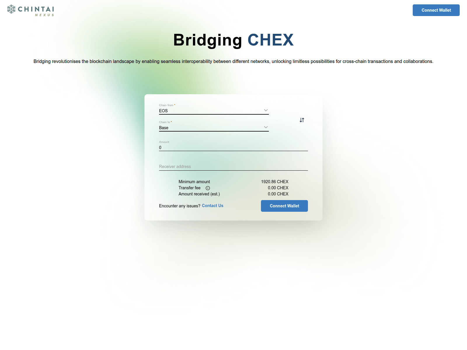 Screenshot of web-chintainexus.pages.dev