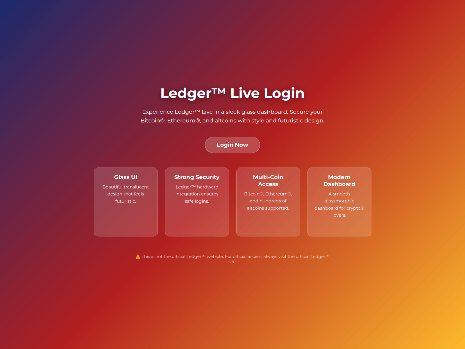 Screenshot of home-ledgr-login-io.pages.dev