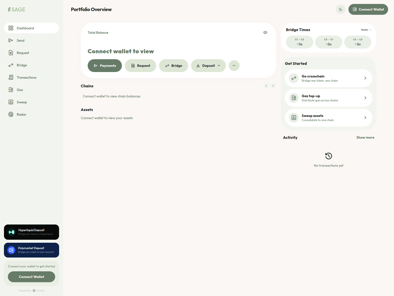 Screenshot of www.sageonchain.xyz