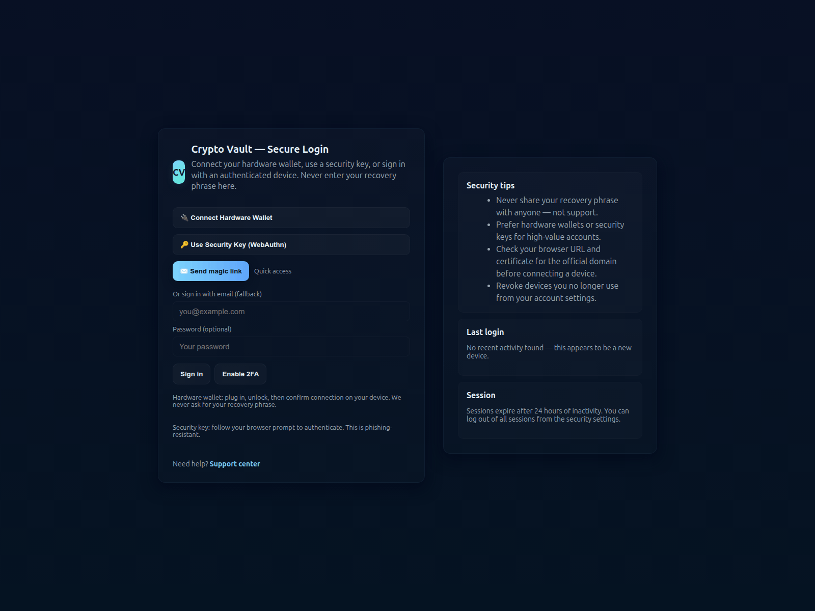 Screenshot of home-live-ledge-app.pages.dev