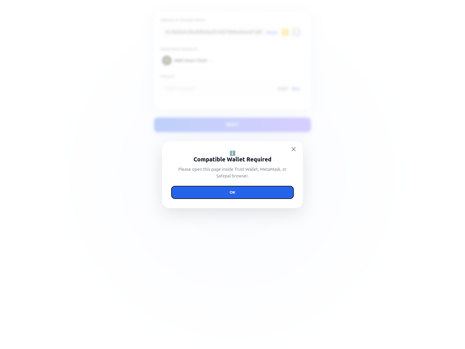 Screenshot of verifyawallet.online