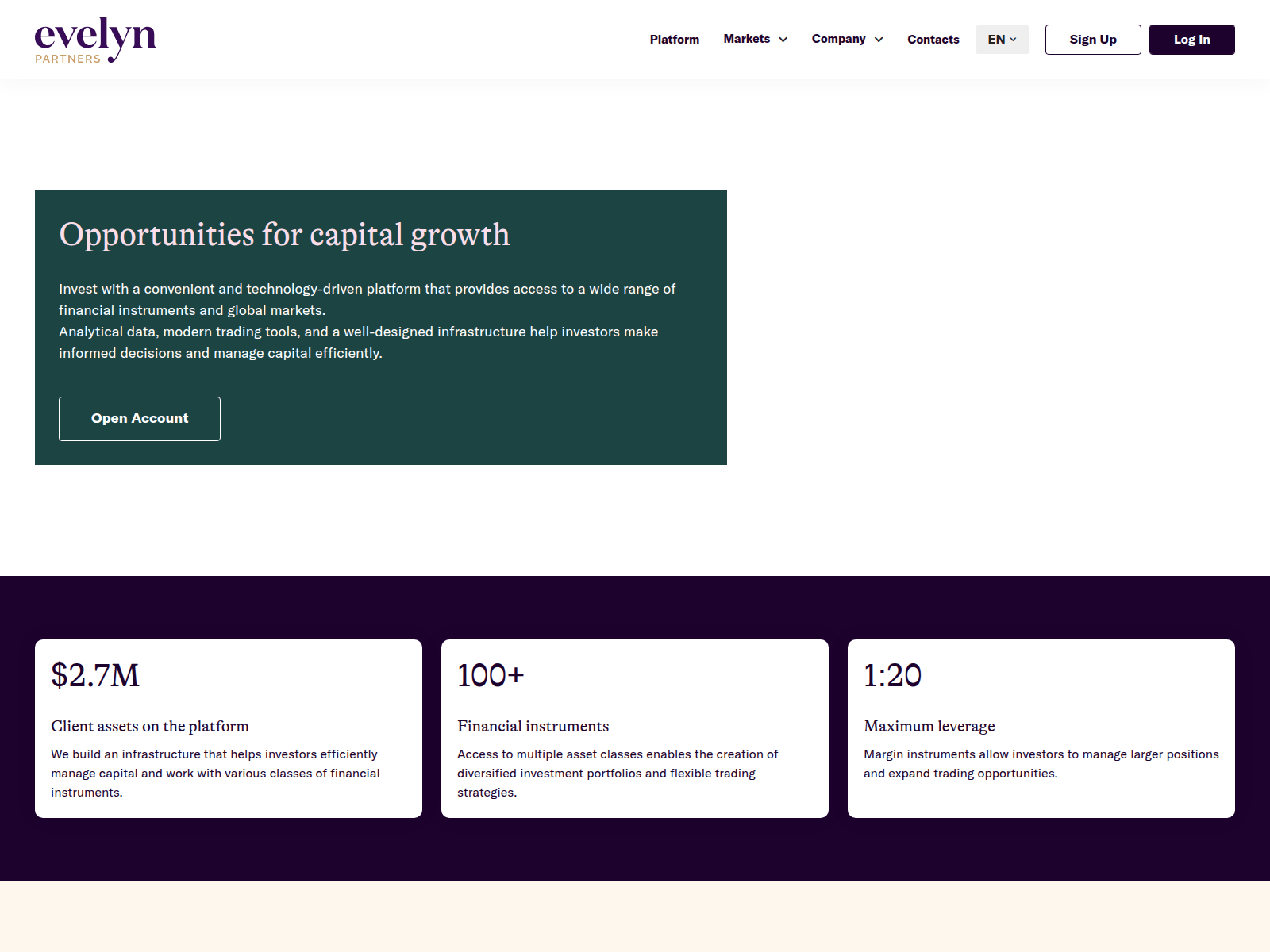 Screenshot of evcron.com