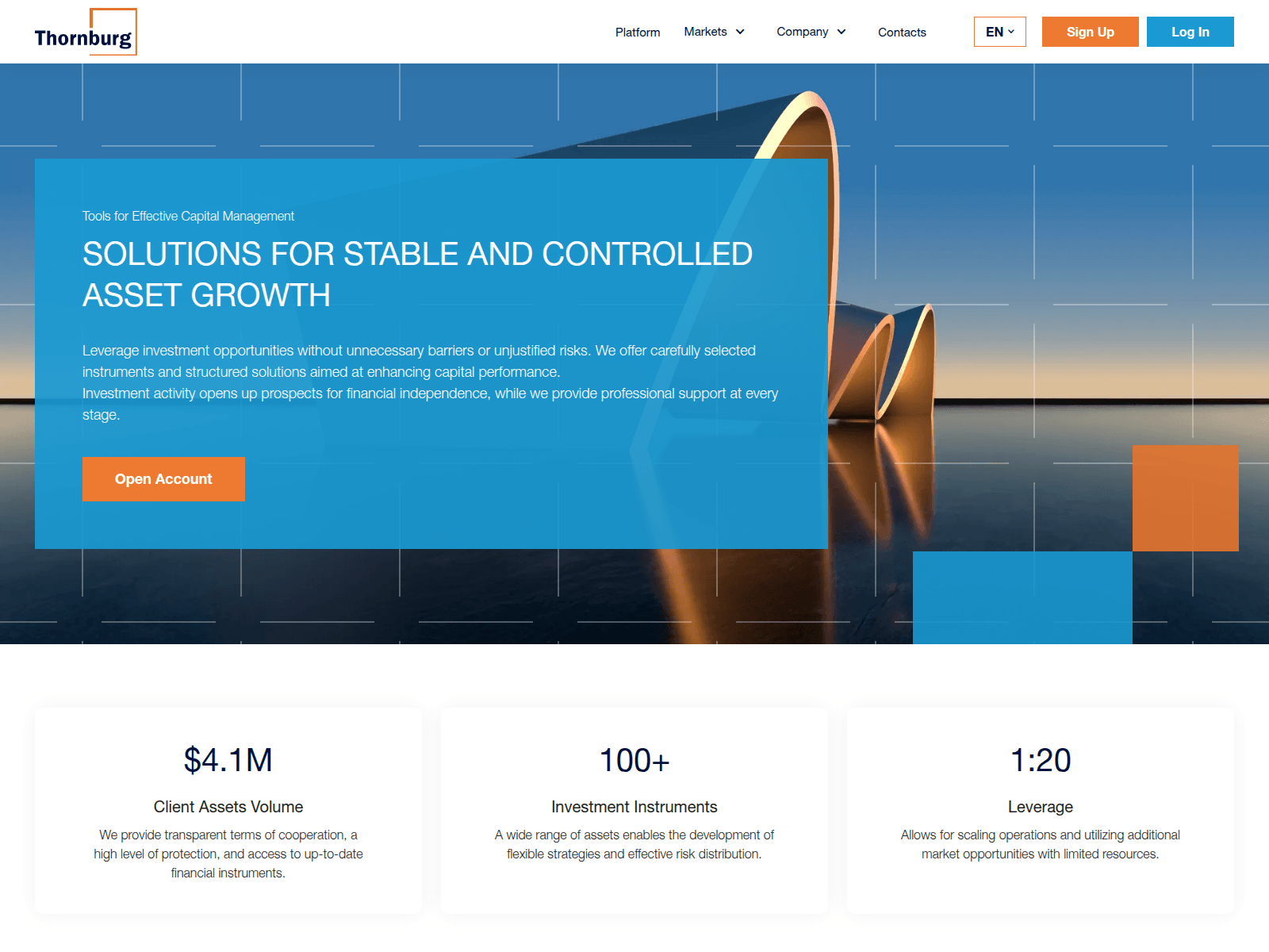 Screenshot of thornburg-tr.com