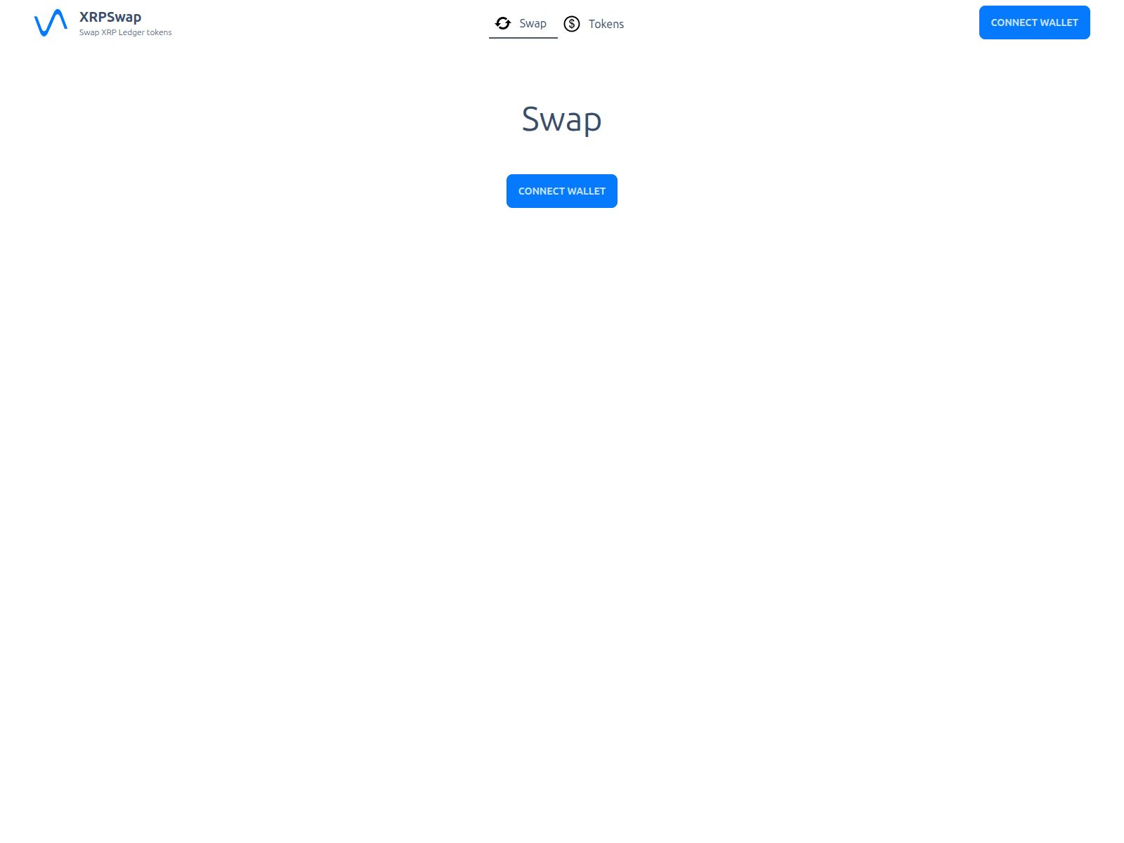 Screenshot of xrpsw.app