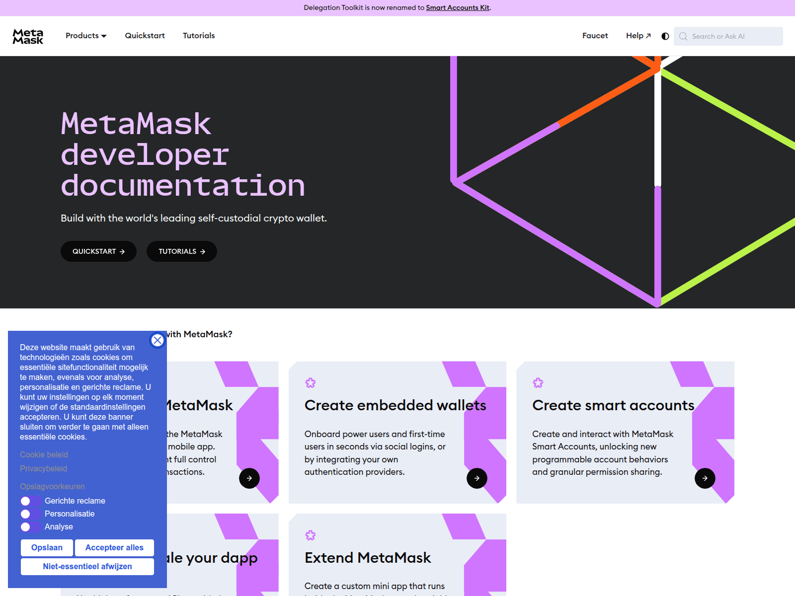 Screenshot of metamask-docs-5k14vuc45-consensys-ddffed67.vercel.app