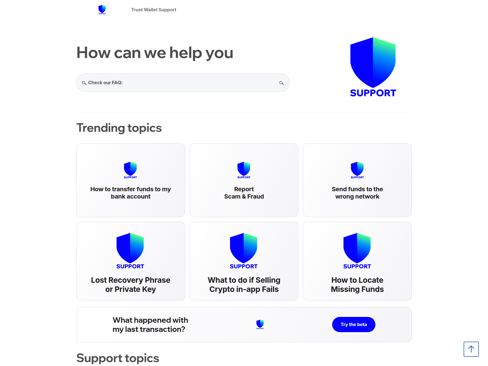 Screenshot of trustwalletsupport.xittes.com