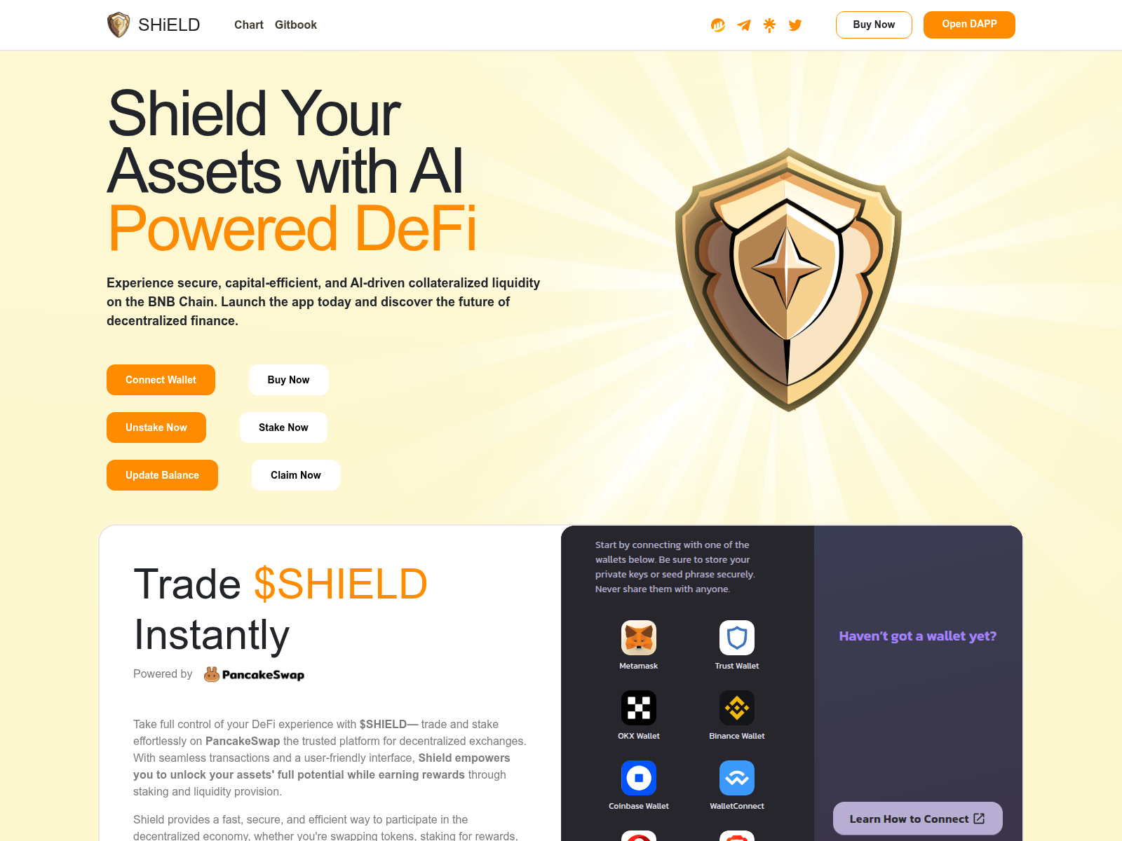 Screenshot of shieldprotocol-io.pages.dev