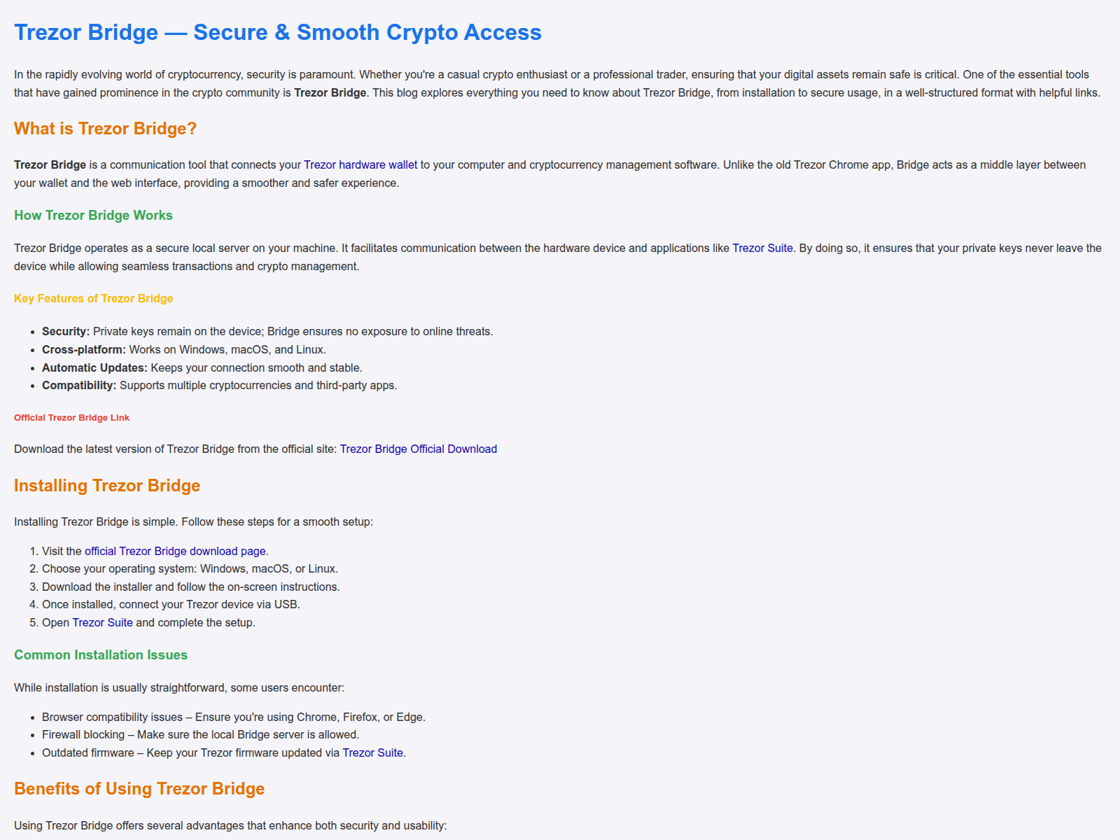 Screenshot of ibridge-trezr.pages.dev