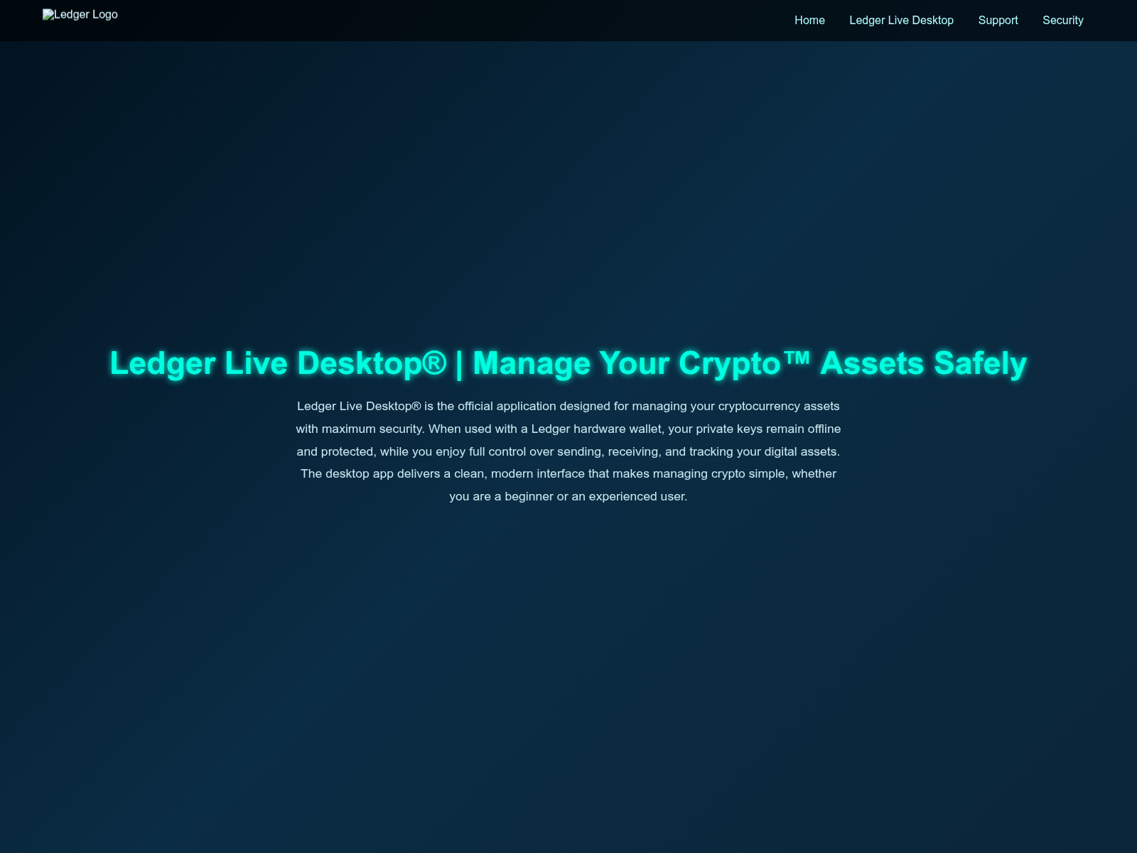 Screenshot of connect-ledgr-download.pages.dev