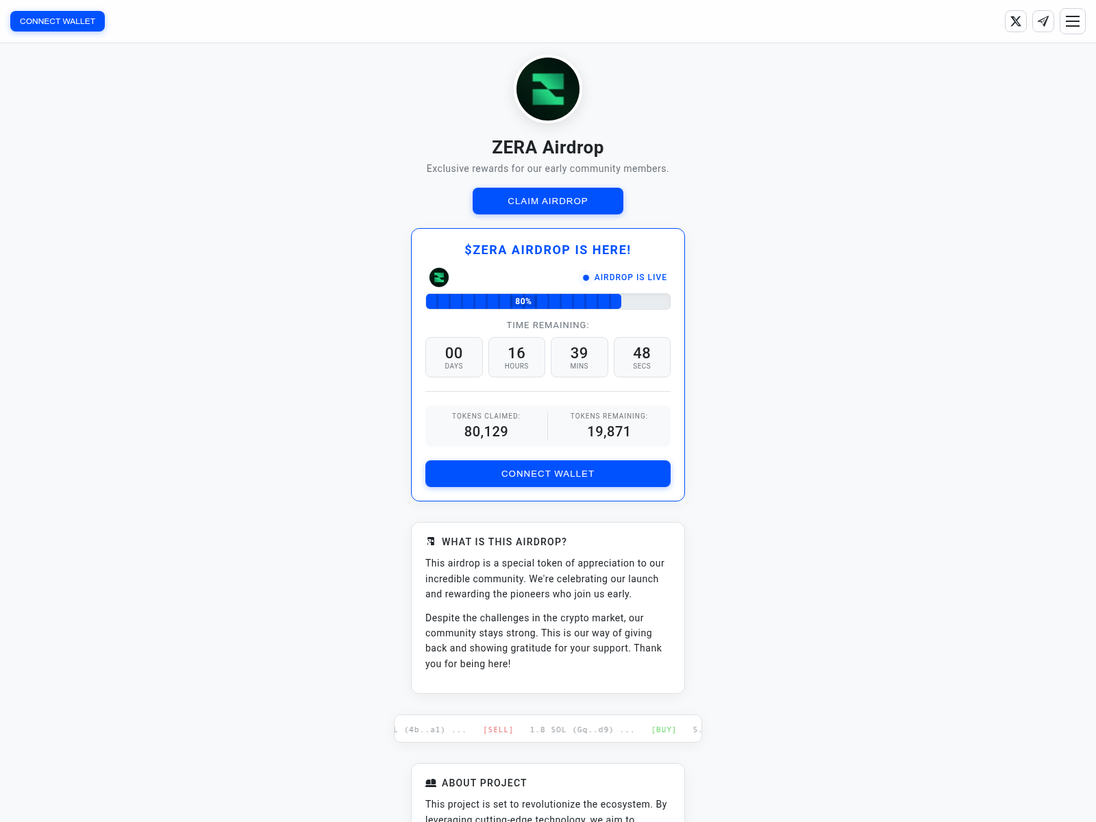 Screenshot of zeralab.pages.dev