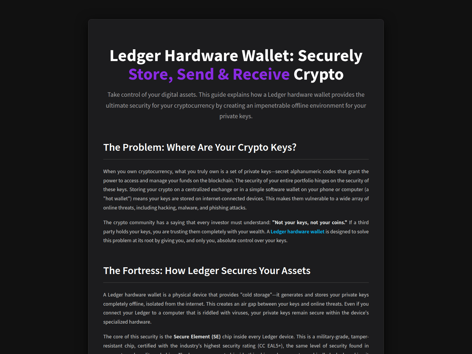 Screenshot of ledger-wallt-hrdware.pages.dev
