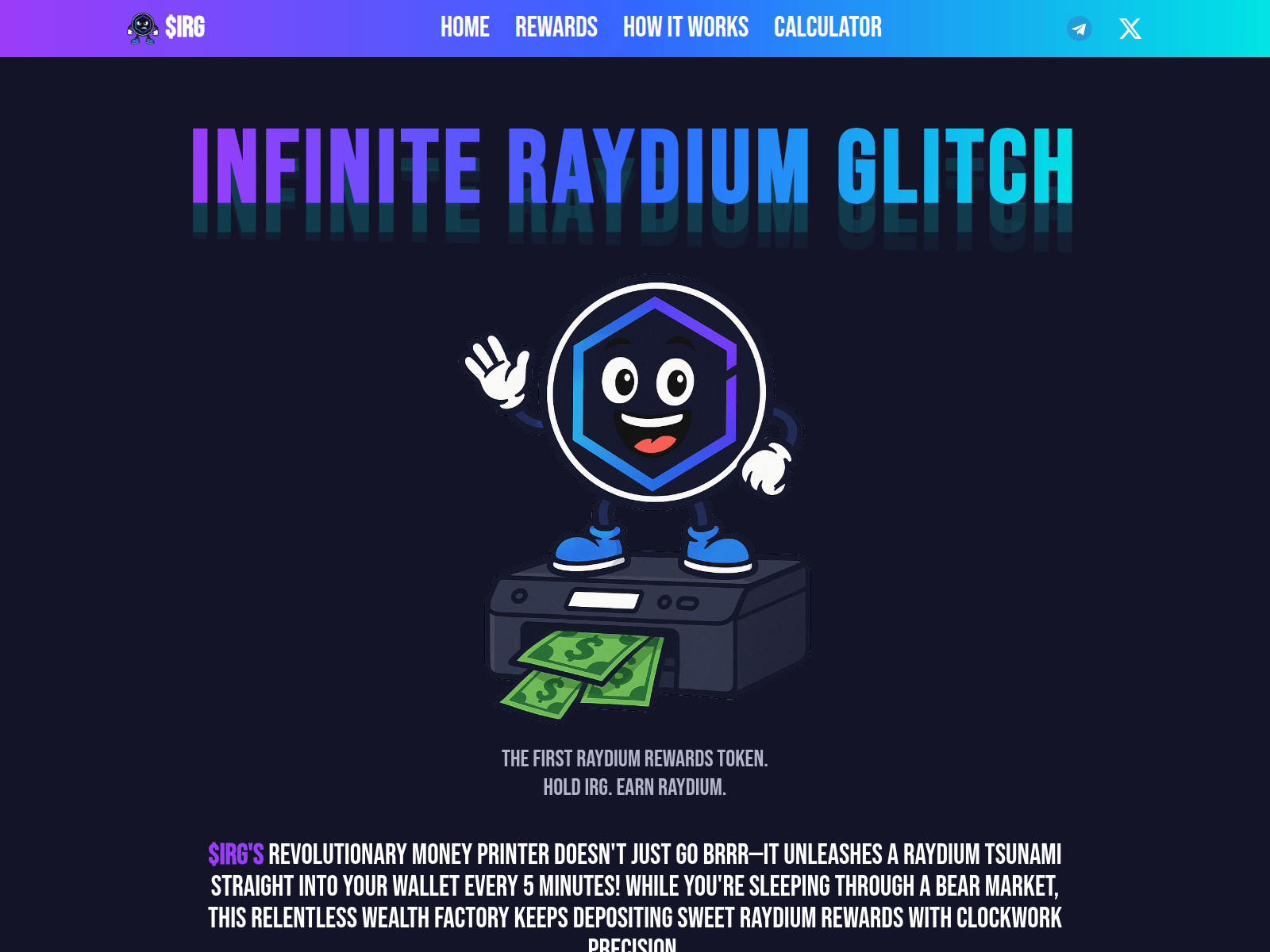 Screenshot of raydiumprinter1.pages.dev