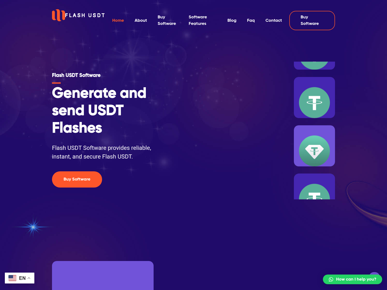 Screenshot of flash-usdtsoftware.com