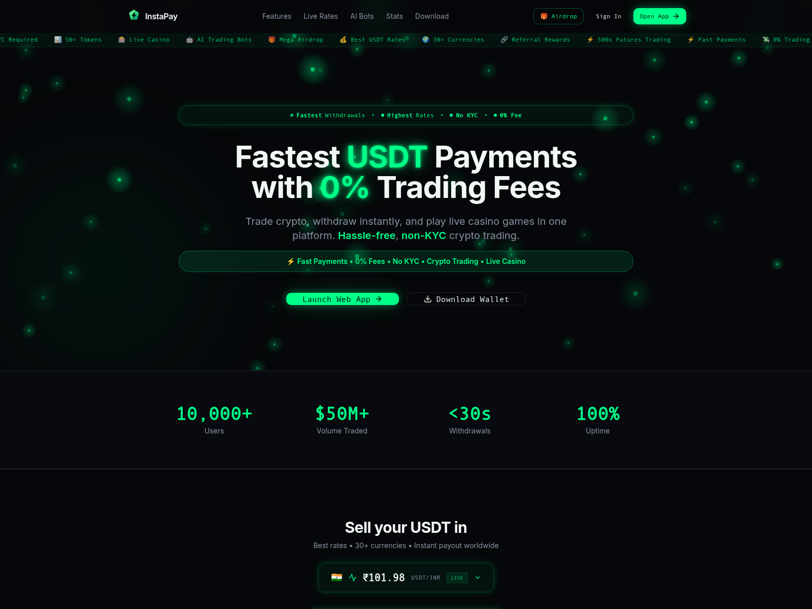 Screenshot of instadtpay.live
