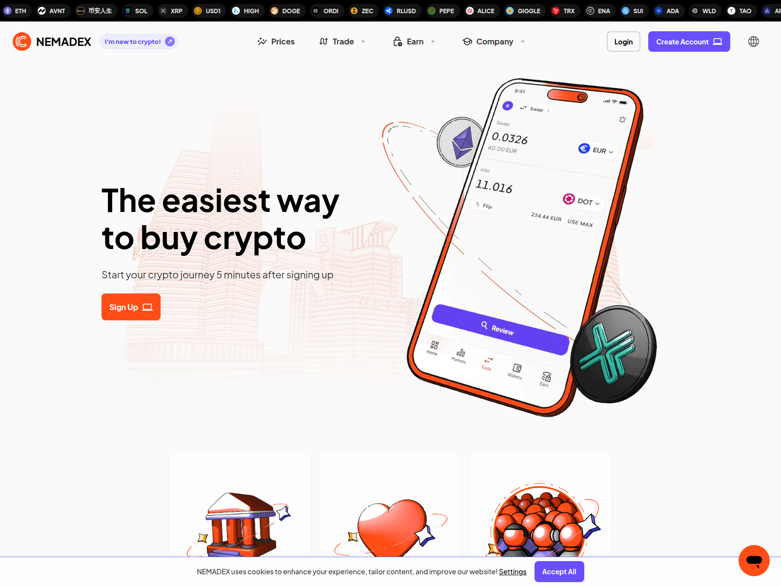 Screenshot of nemadex.com
