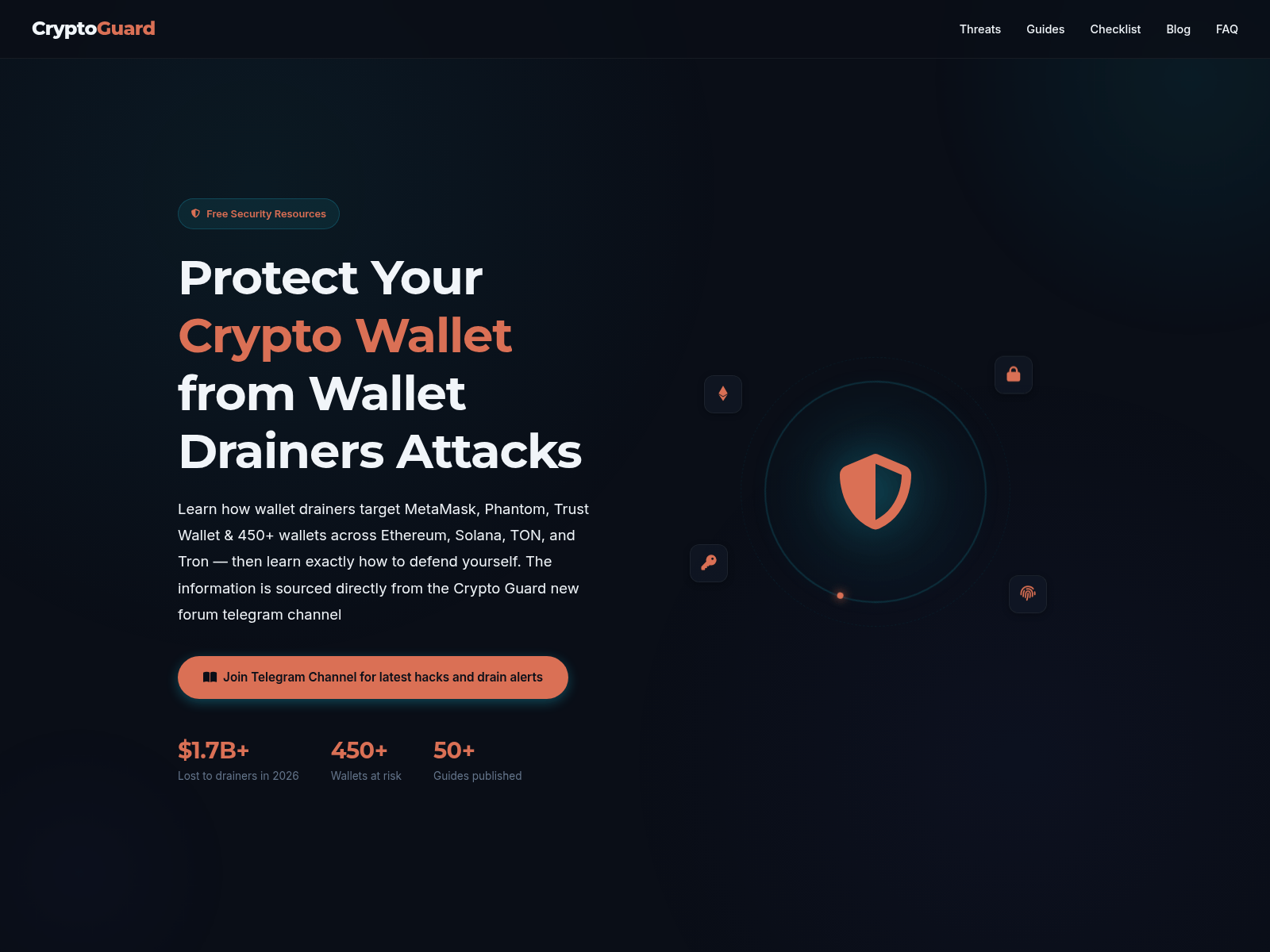 Screenshot of walletguards.site