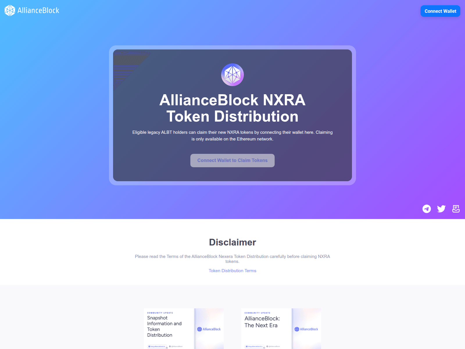 Screenshot of allianceblockclaim.pages.dev