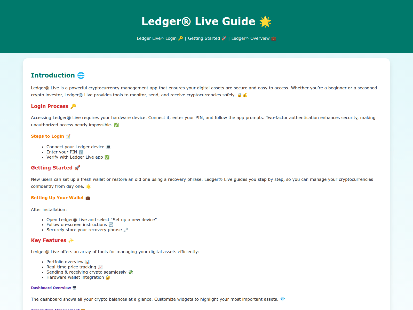 Screenshot of begain-ledger--eng.pages.dev