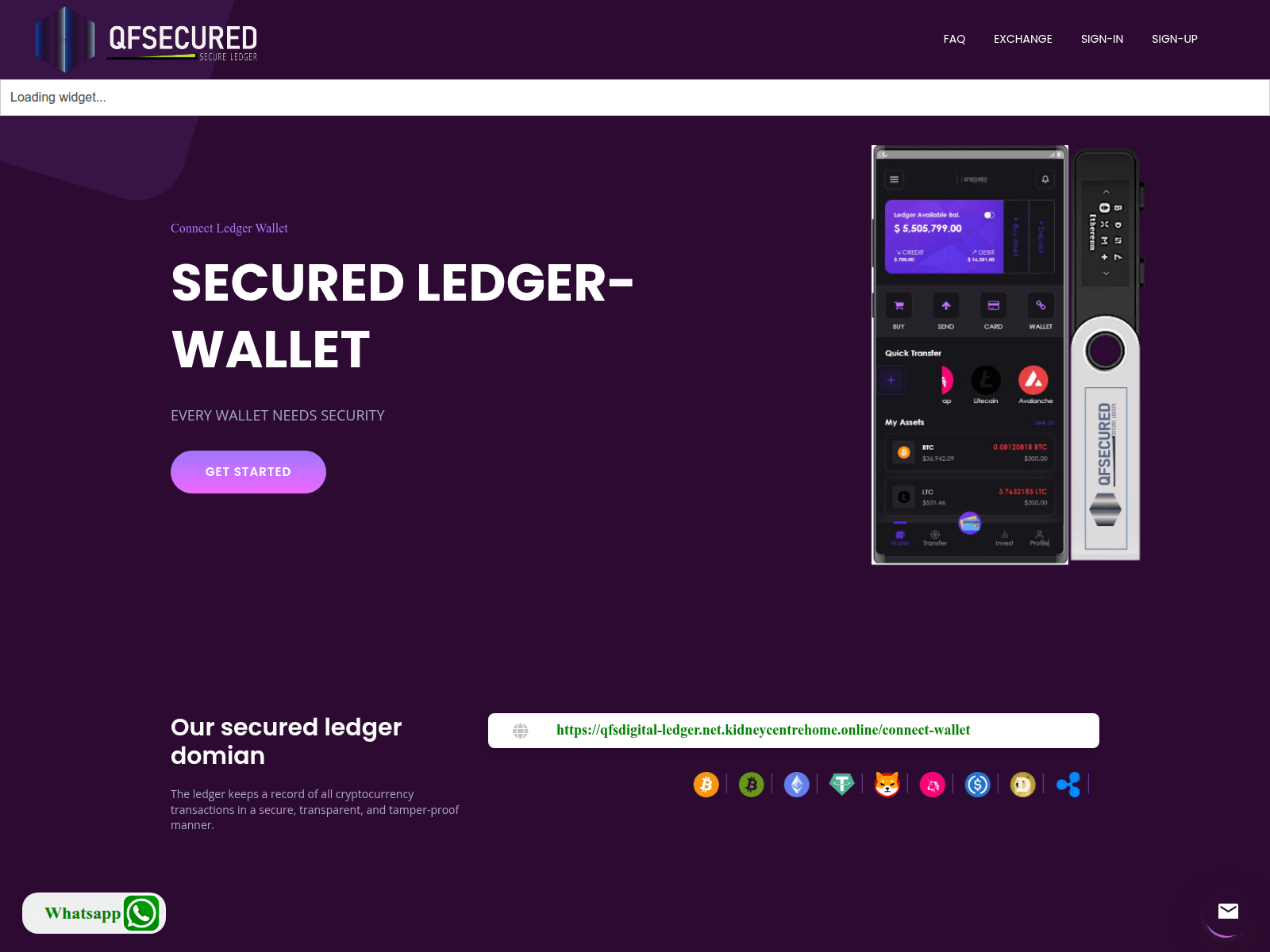 Screenshot of qfsdigital-ledger.net.kidneycentrehome.online