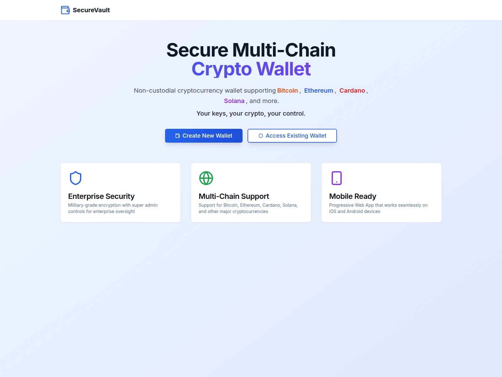 Screenshot of phantomwallet.cash