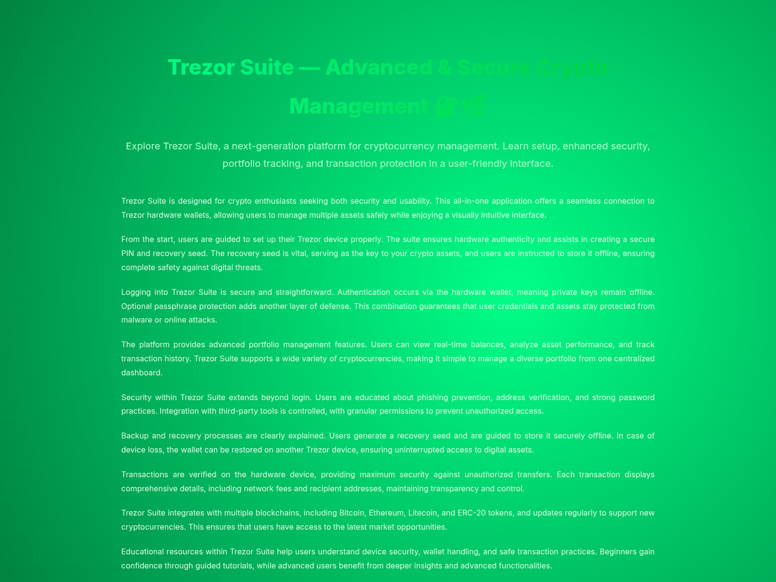 Screenshot of web-start-trezzr.pages.dev