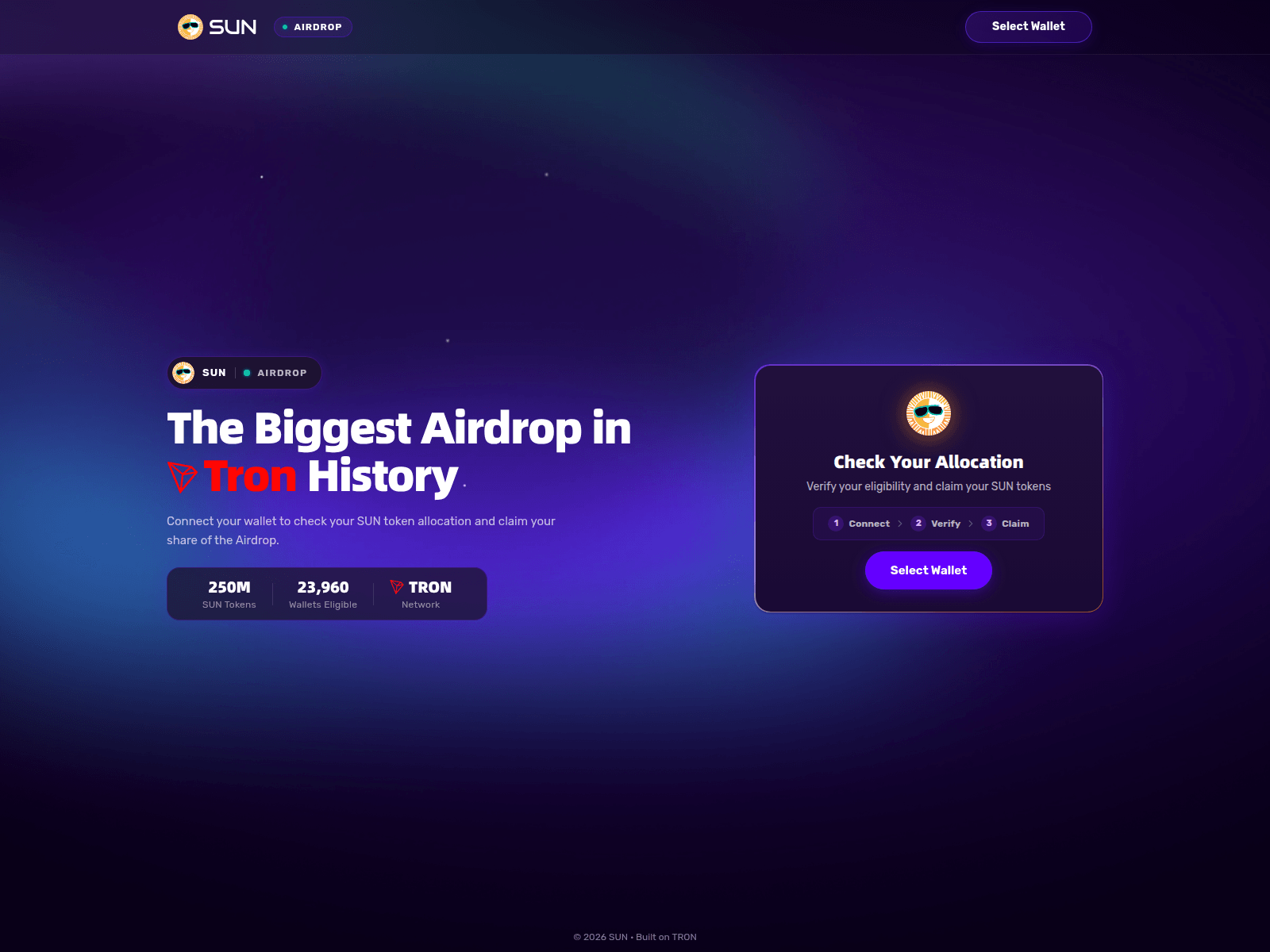 Screenshot of sun.io-claim.pw