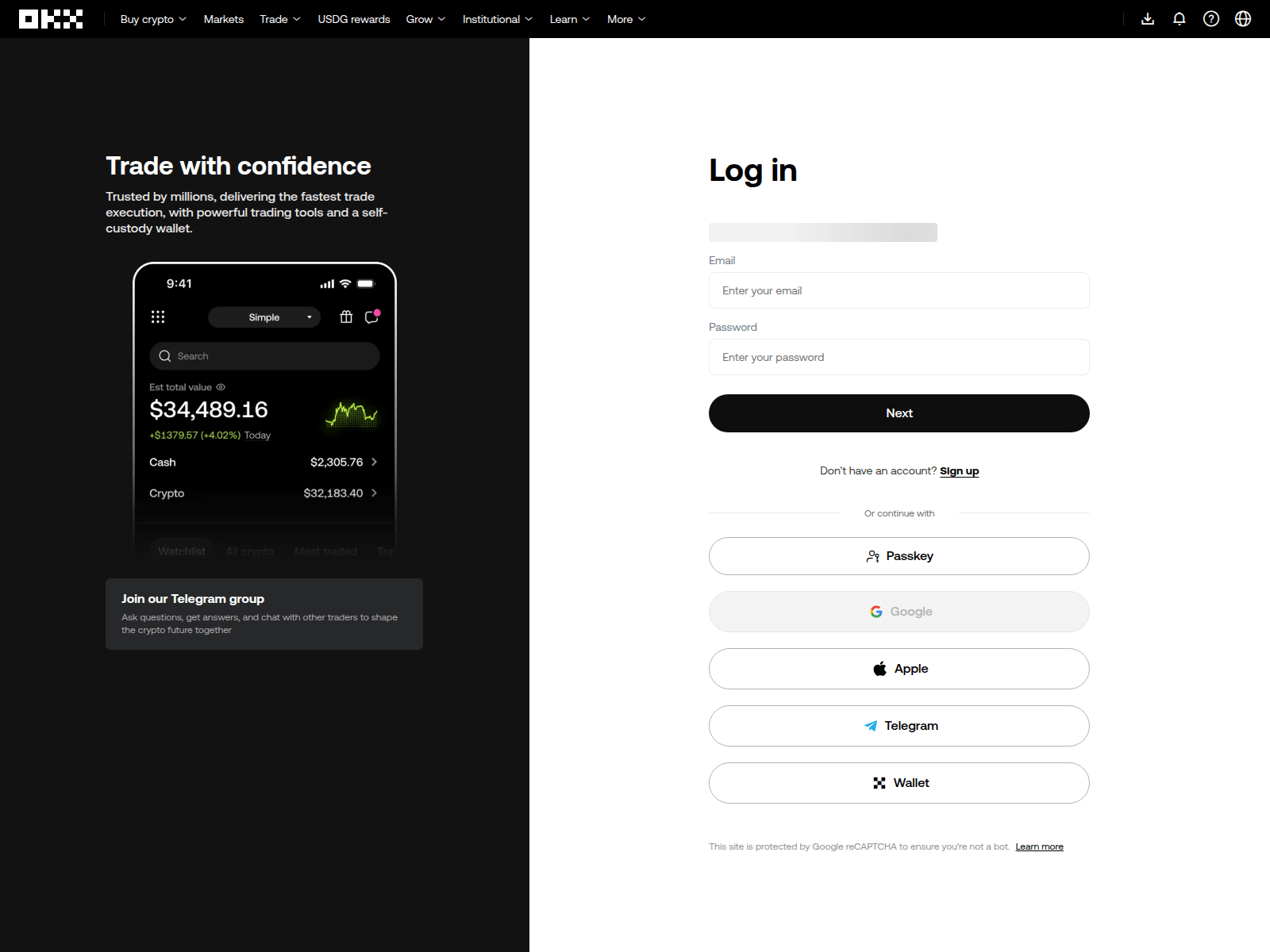 Screenshot of www-okx-log-in.pro