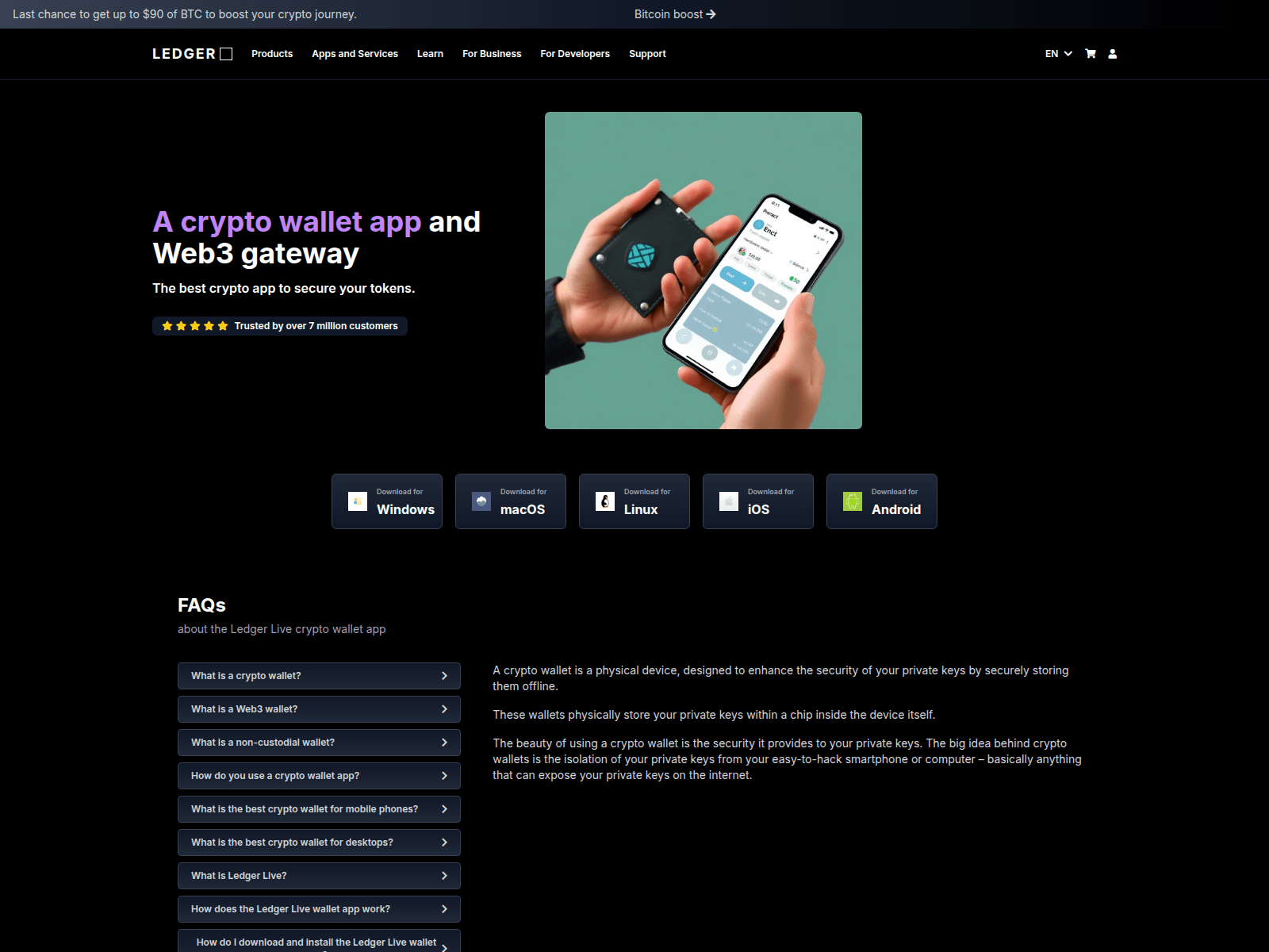 Screenshot of download-ledgerlive.pages.dev