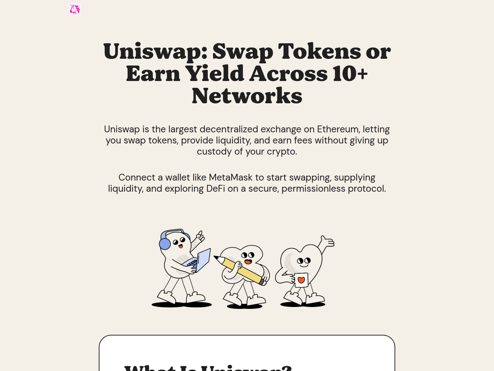 Screenshot of uniswapdex.com