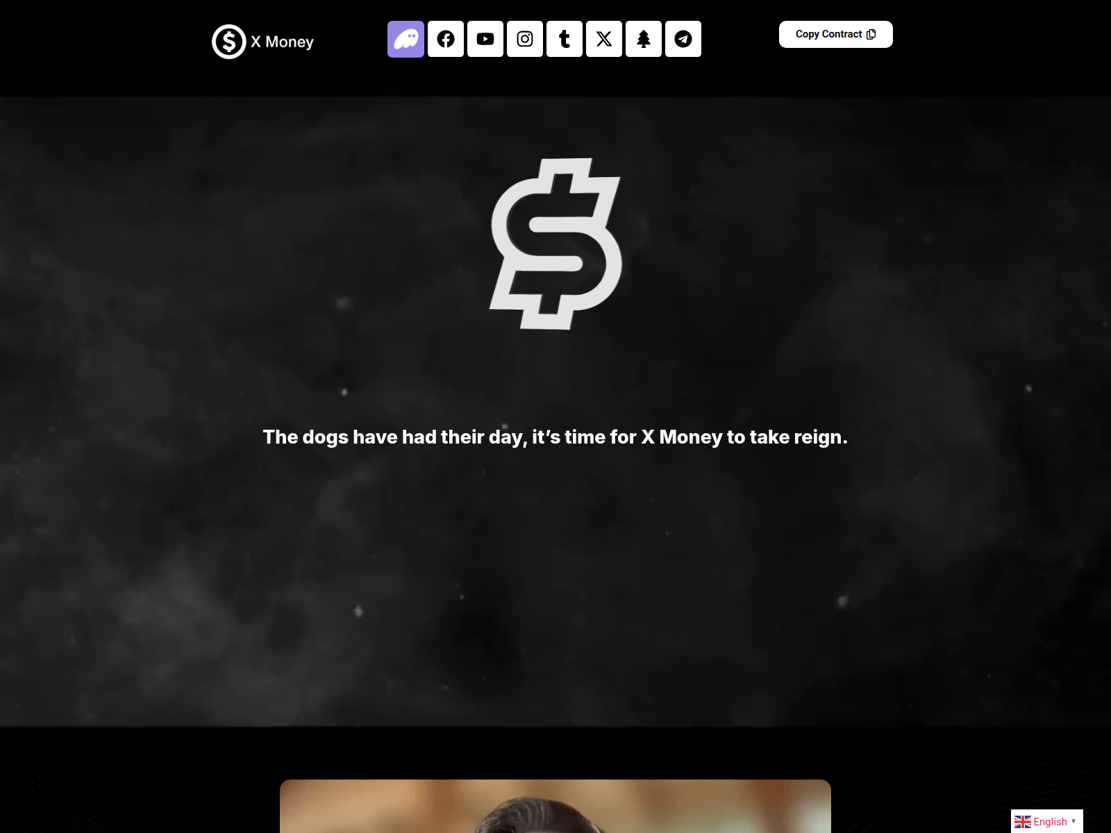 Screenshot of xmoney-solana.com