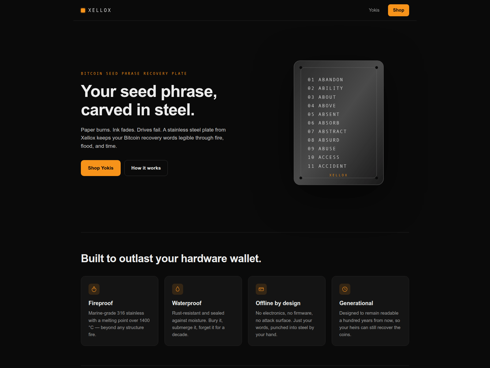 Screenshot of xellox-website.pages.dev