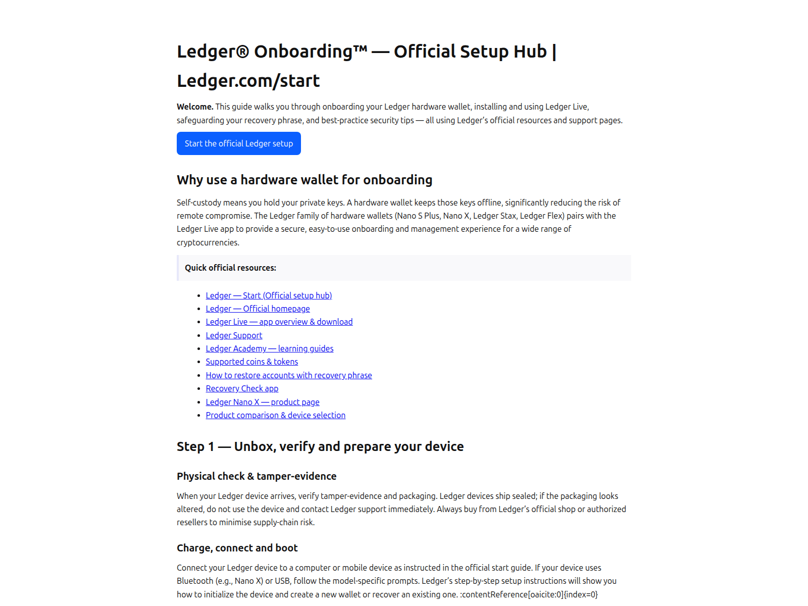 Screenshot of strt-ldgr.pages.dev