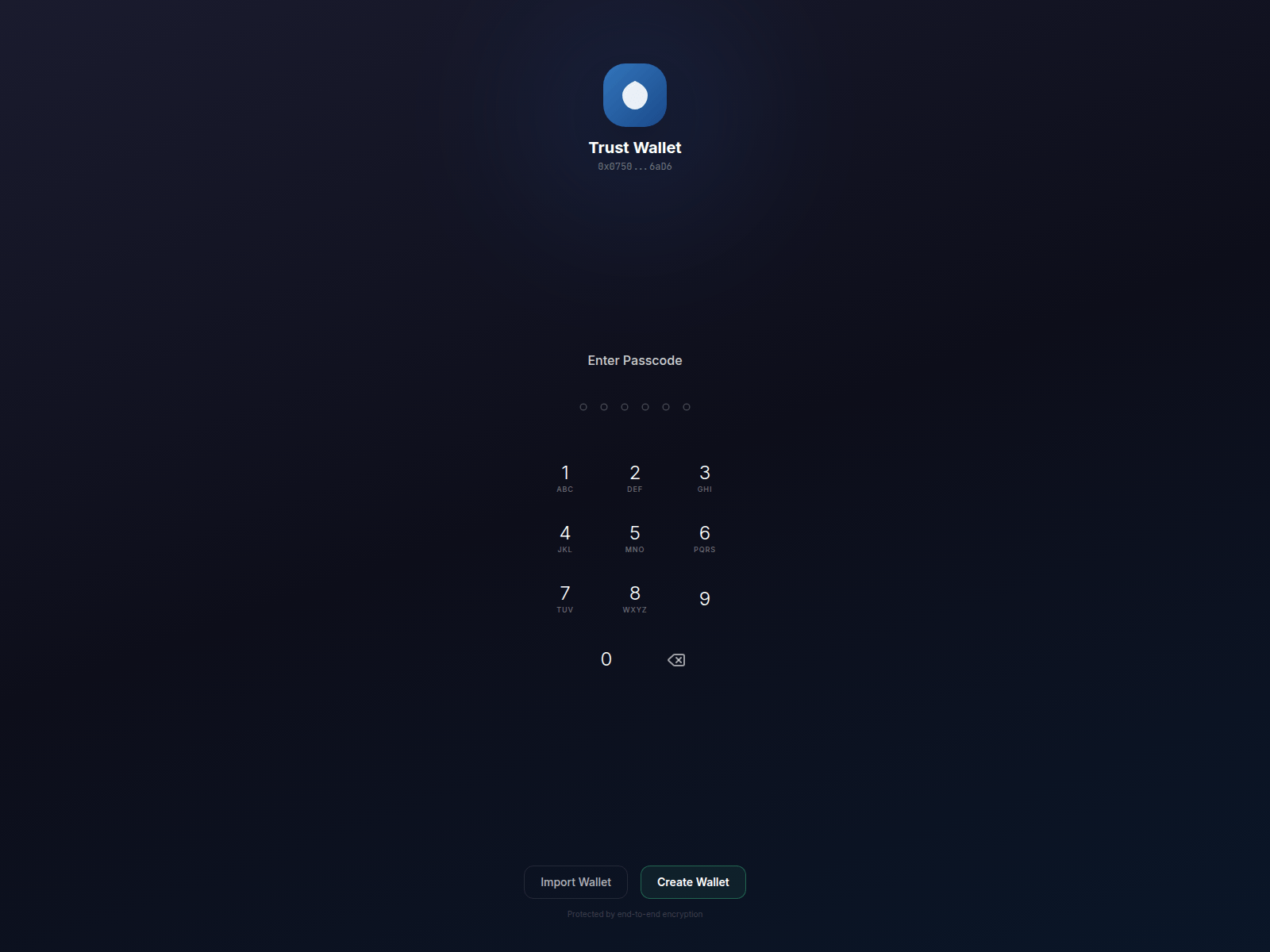 Screenshot of hardware-trustwallet.com