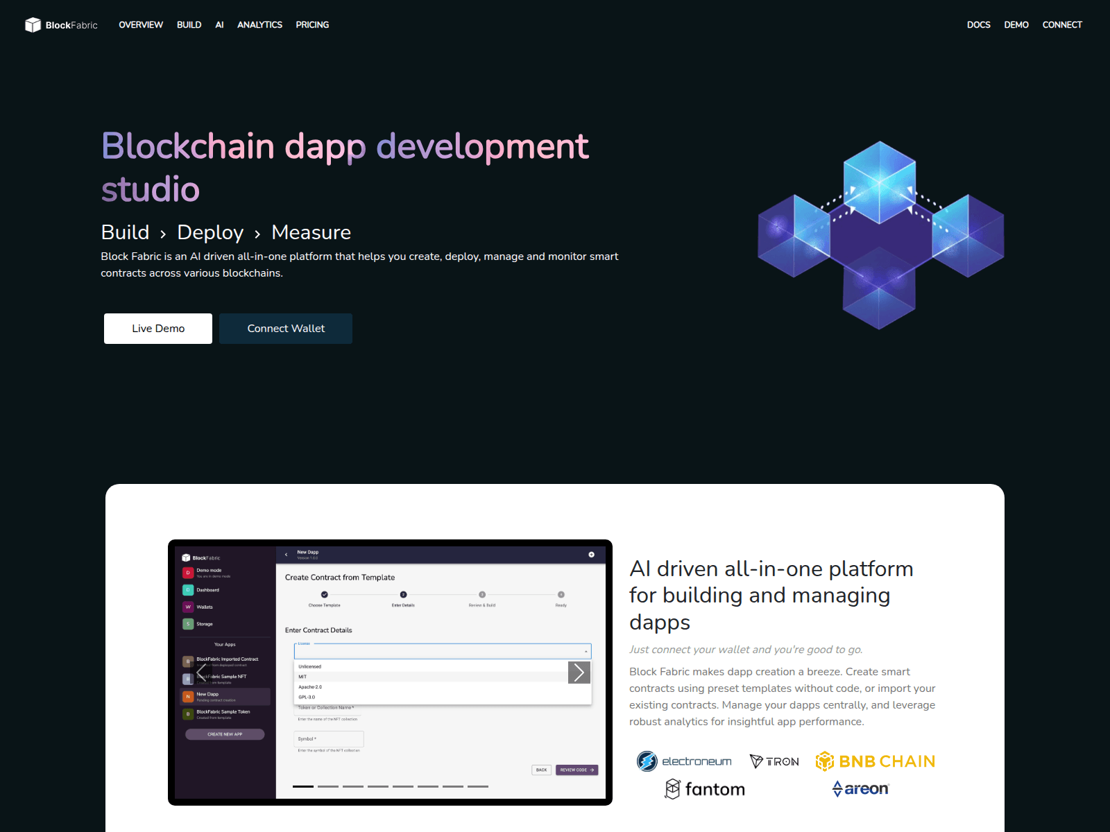 Screenshot of www.blockfabric.dev