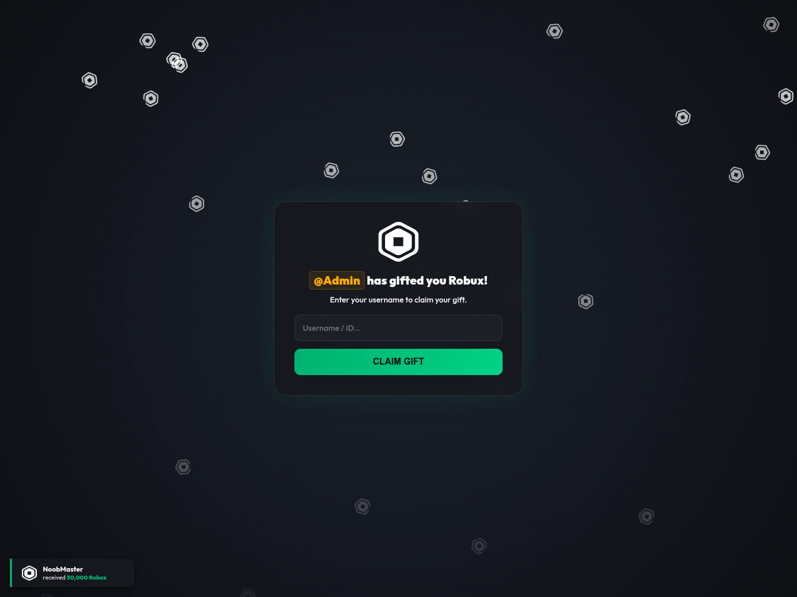 Screenshot of veaxgives.pages.dev