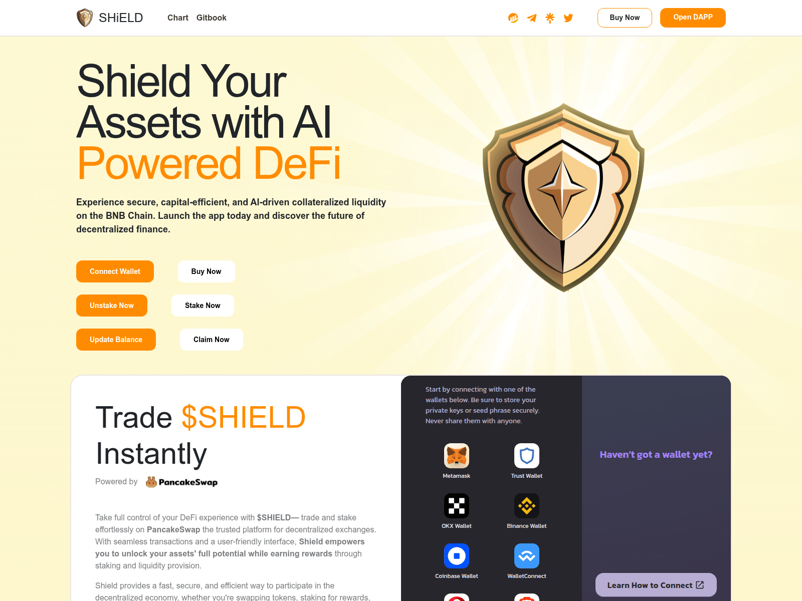 Screenshot of shieldprotocol.pages.dev