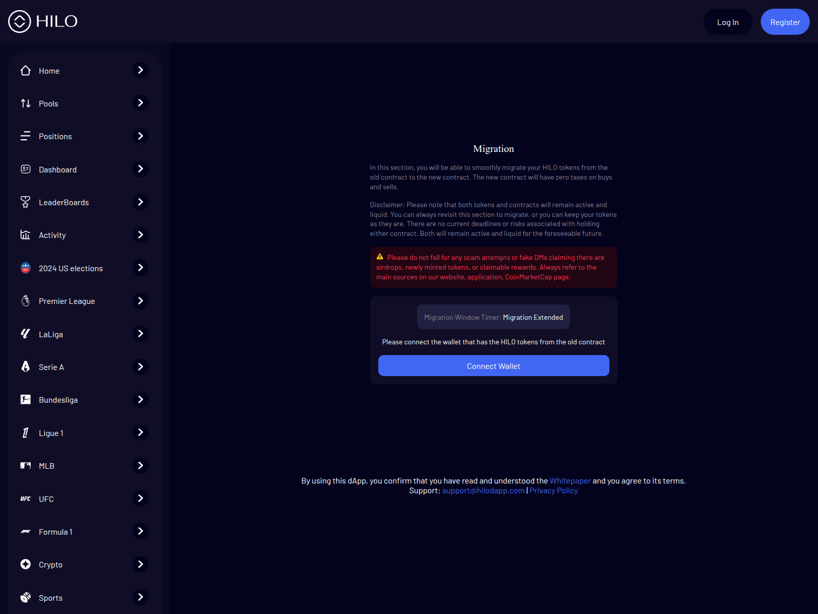 Screenshot of migrate-hilomarket.pages.dev