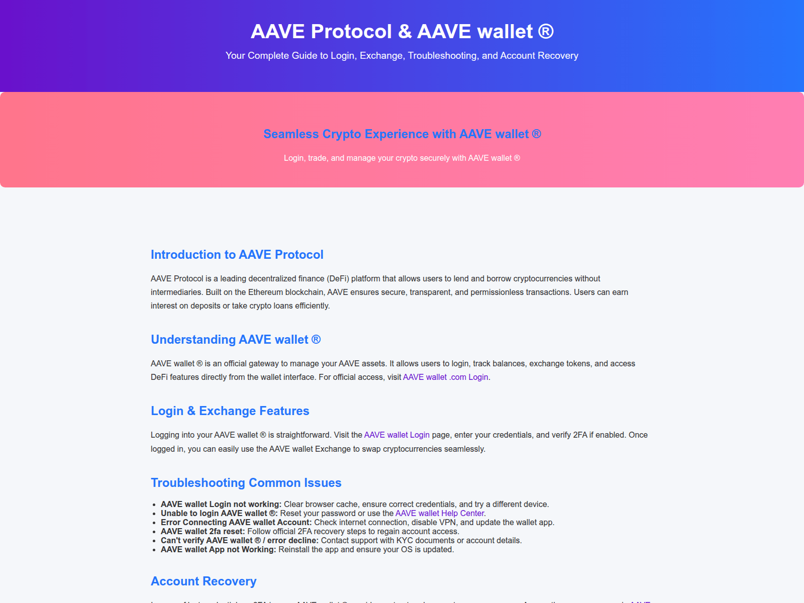 Screenshot of faq-aave-protocol.pages.dev
