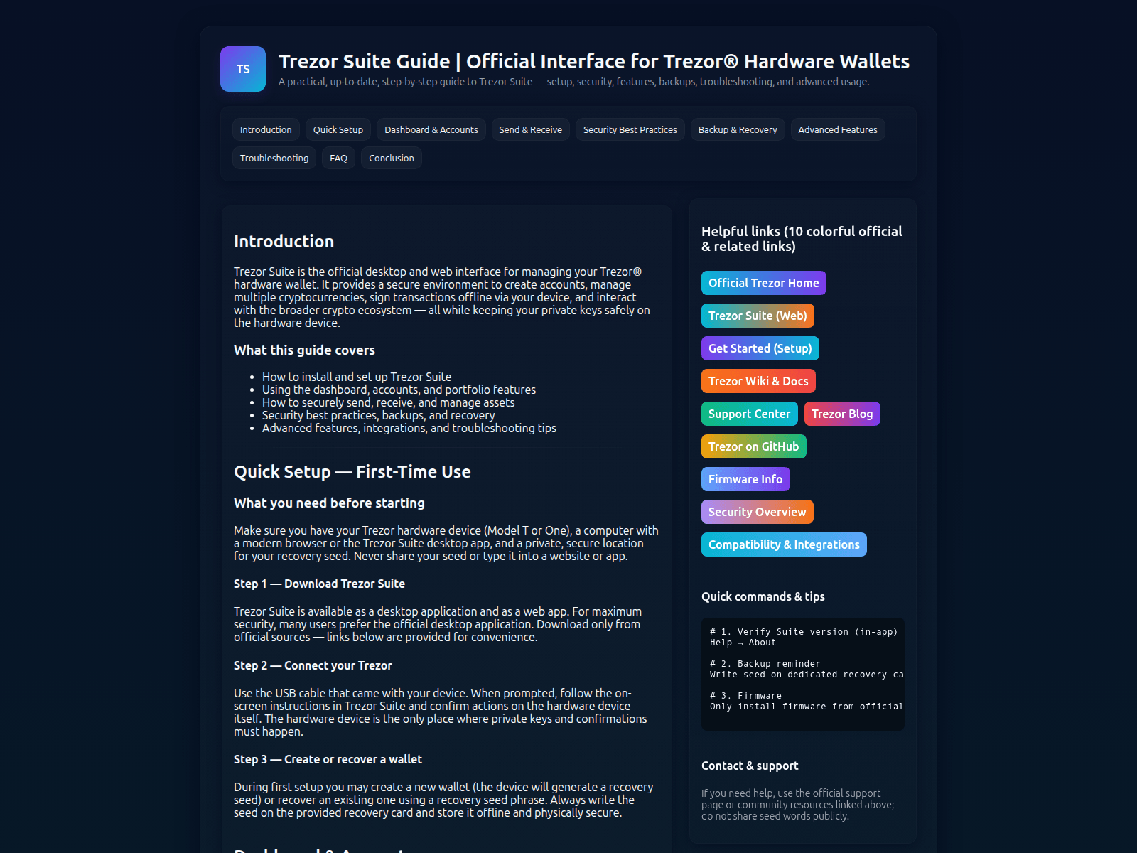 Screenshot of suites--trezr.pages.dev