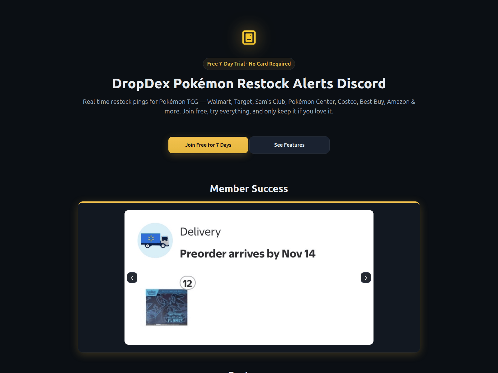 Screenshot of dropdexfinal.pages.dev