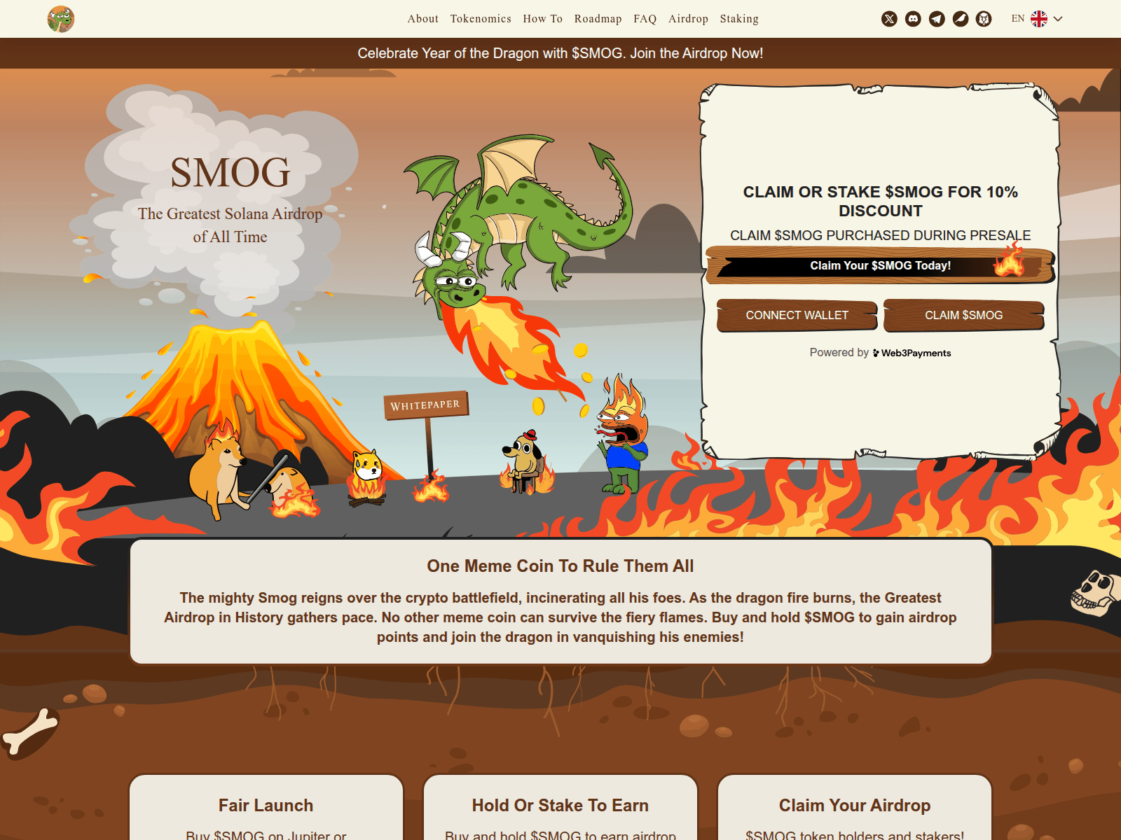 Screenshot of claim-smotokens.pages.dev