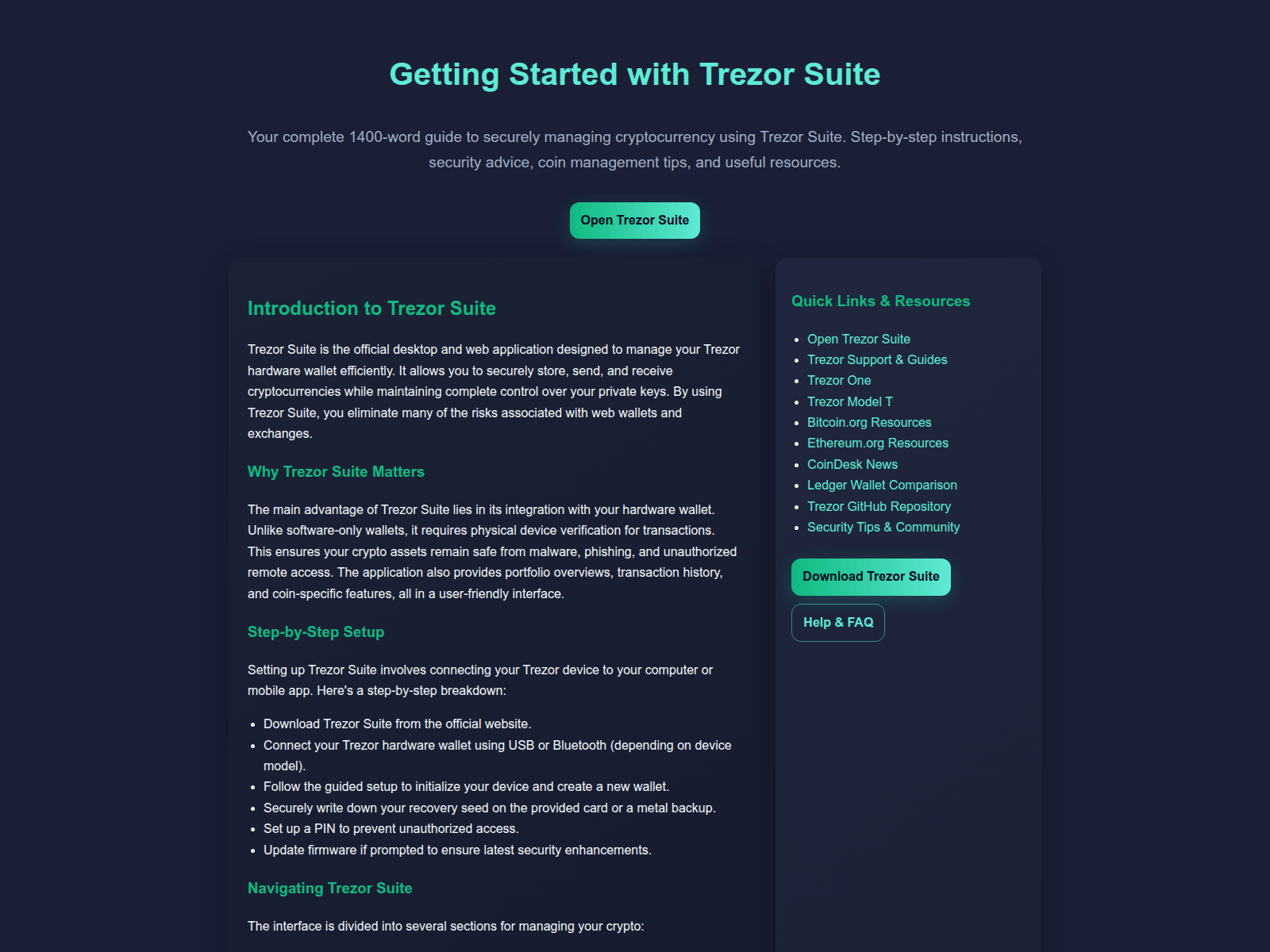 Screenshot of suite-trzor-en.pages.dev