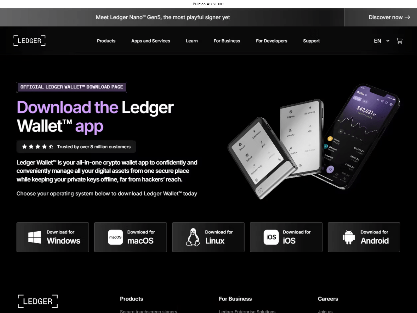 Screenshot of begin-live-desktop.wixstudio.com